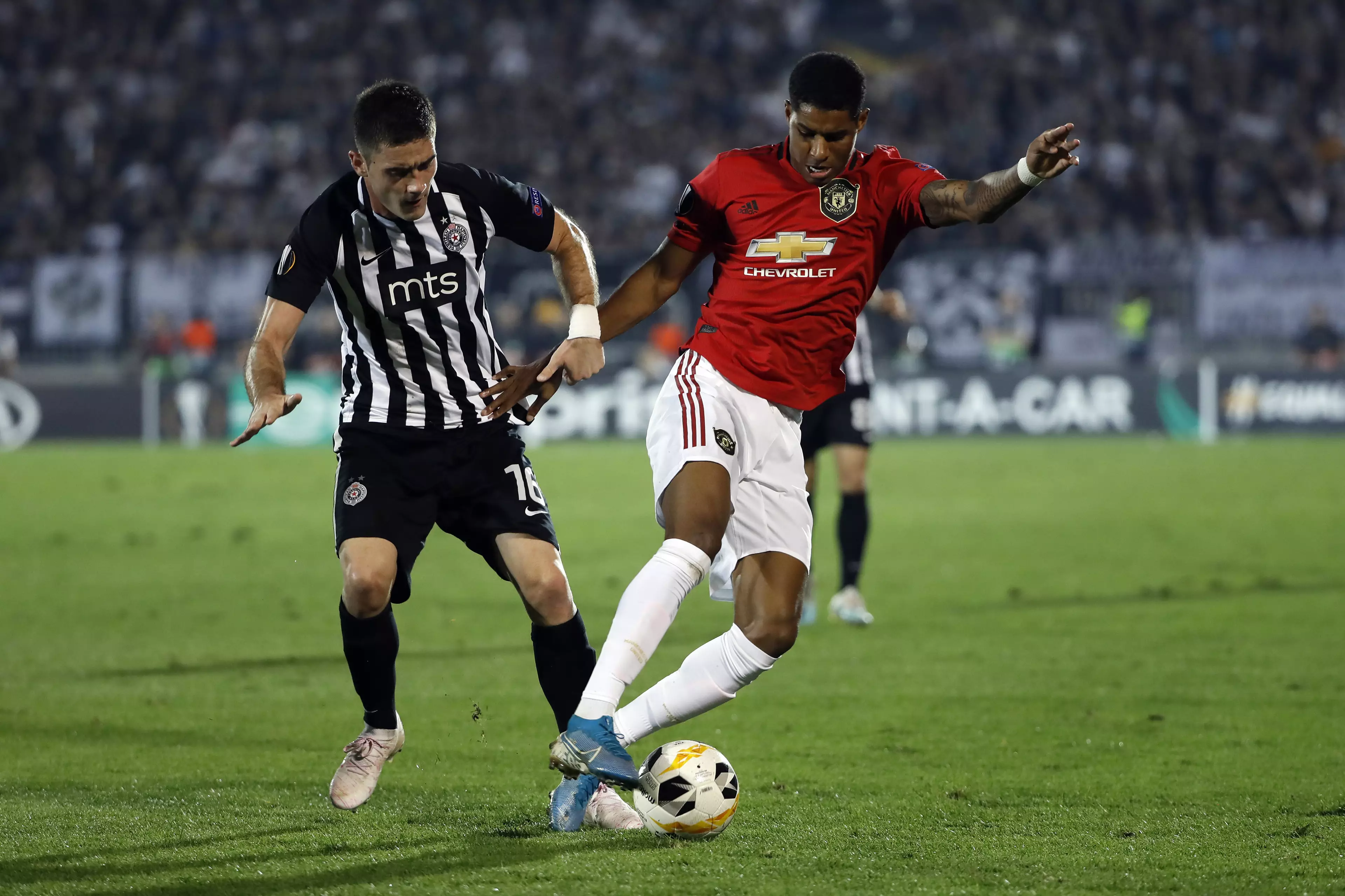 United defeated Partizan in Serbia 1-0 in their last Europa League game. (Image