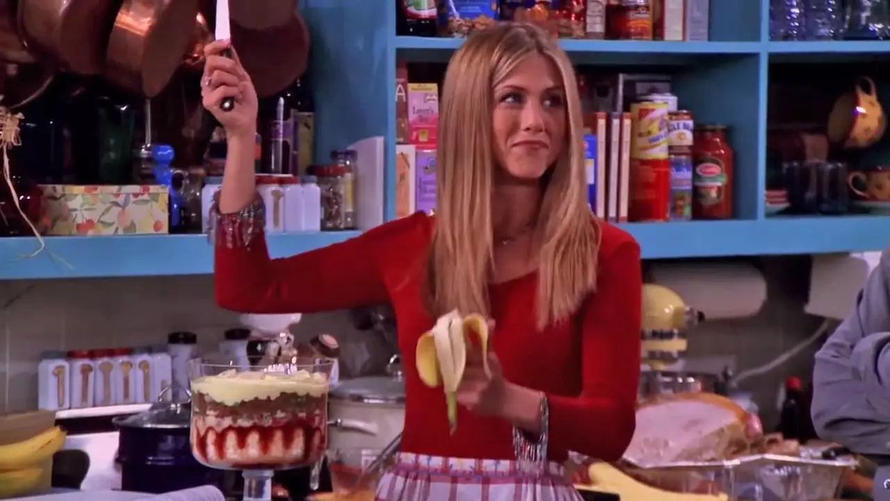 Rachel and her trifle.