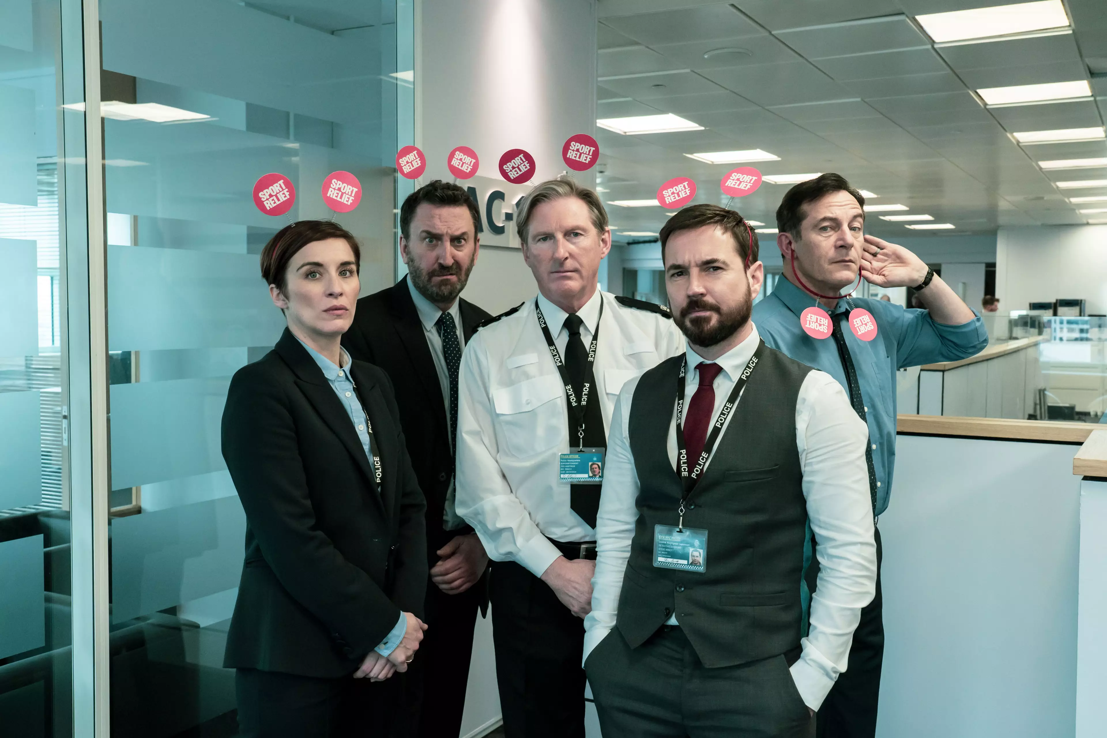 The 'Line Of Duty' cast are teaming up for Sport Relief 2020 (