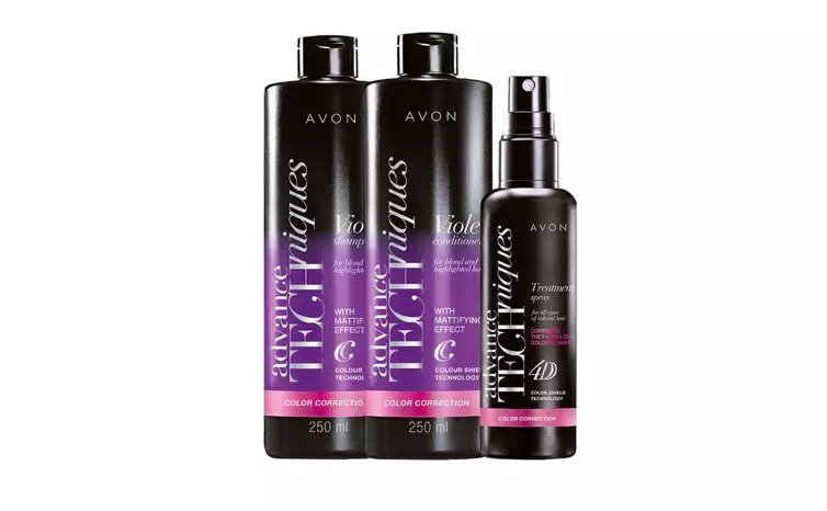 People are loving Avon's new violet range for blondes (