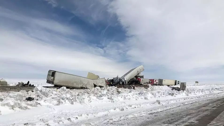 At Least Three People Have Died In An 100-Vehicle Pile-Up In Wyoming