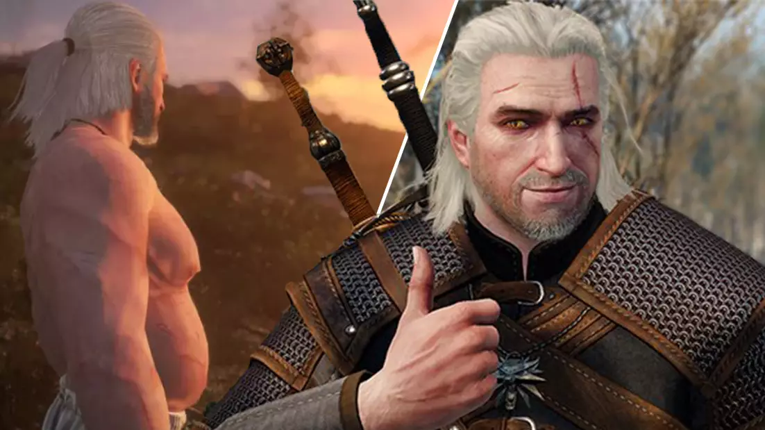 ​'Witcher 3' Dad Bod Mod Gives Geralt A Rocking Great Gut