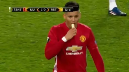 WATCH: Jose Mourinho Explaining His Decision To Bring Marcos Rojo A Banana Is Hilarious 