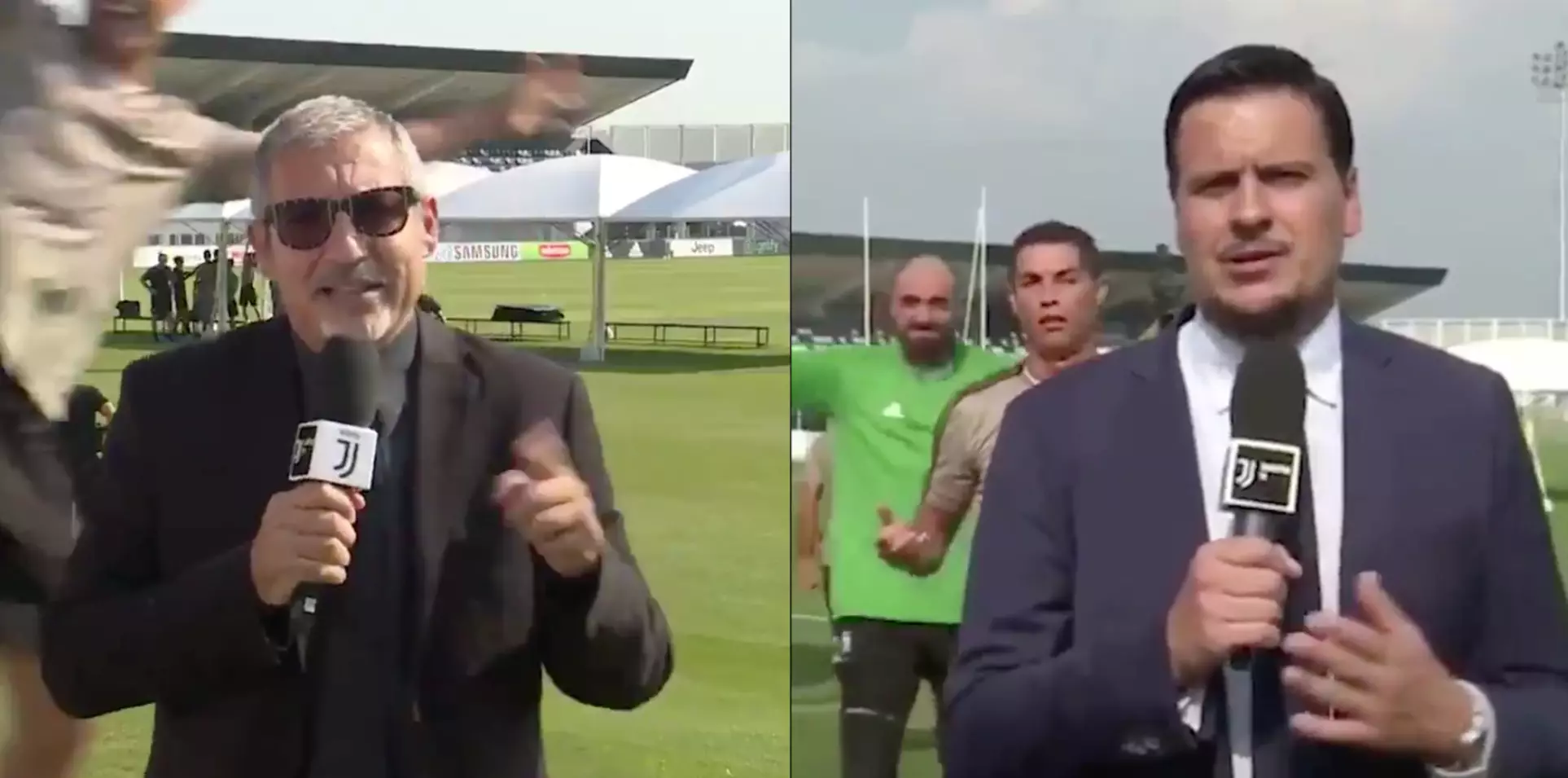Cristiano Ronaldo Hilariously Trolls Juventus Reporters At Training