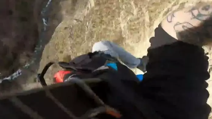Base Jumper Captures Moment He Nearly Dies After His Parachute Malfunctions On Camera