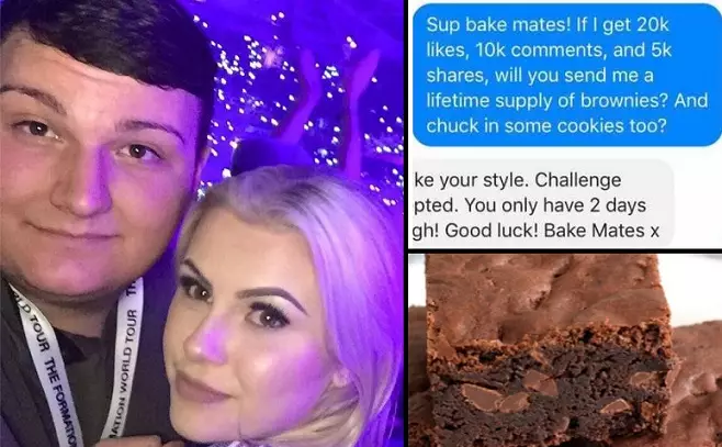 Lad Donates Lifetime Supply of Cookies And Brownies To Homeless Charity After Winning Challenge