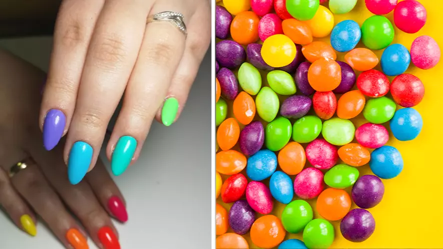 Everyone's Getting 'Skittle Nails' This Summer