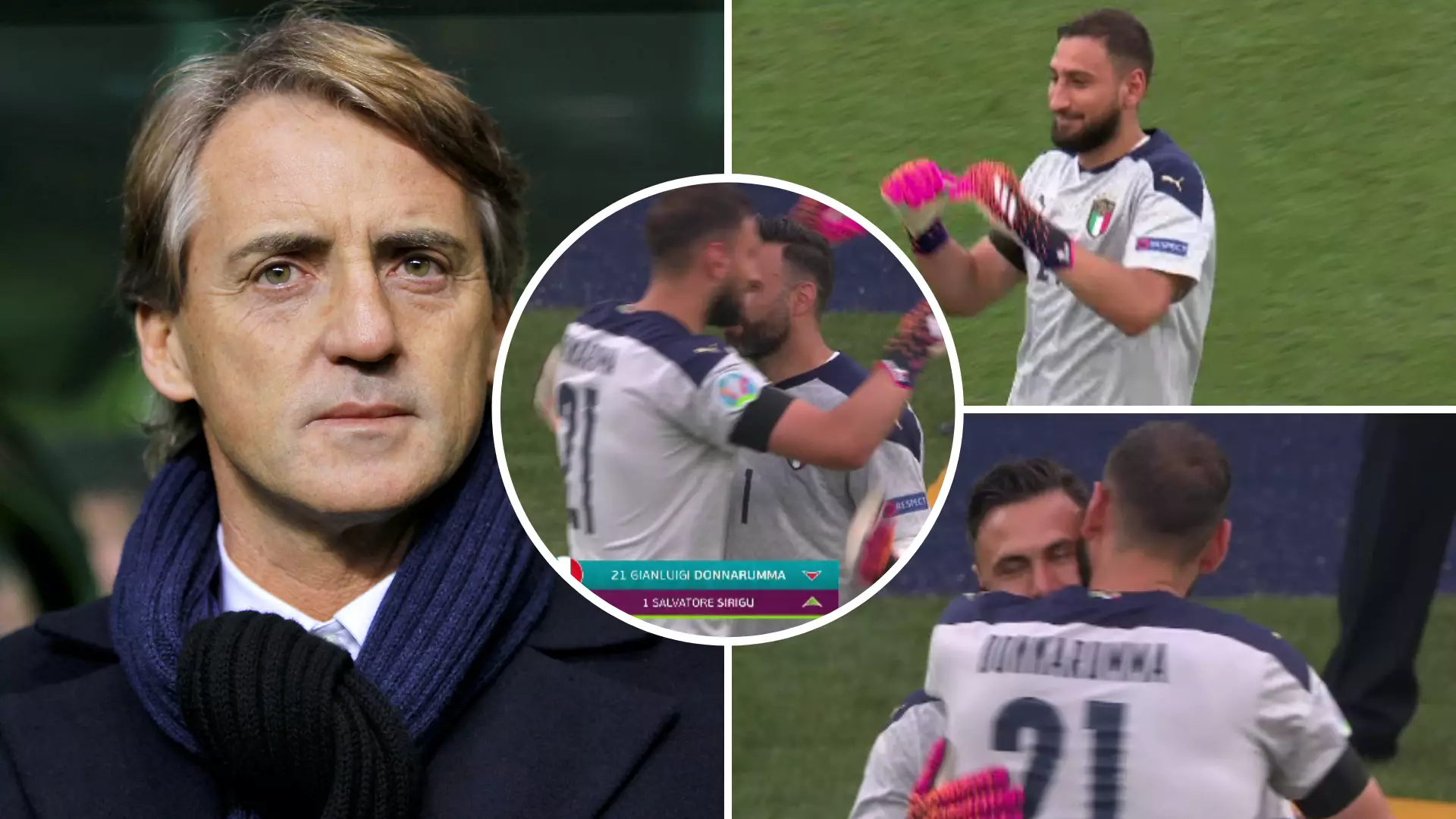 Roberto Mancini Is 'Having A Laugh' After Subbing Off Gianluigi Donnarumma In 89th Minute vs Wales