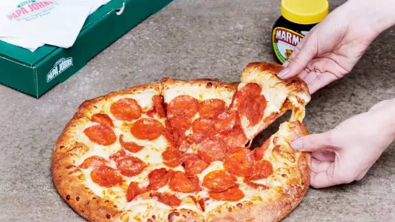 Papa John’s Is Selling A Pizza With Marmite Stuffed Crust Pizza