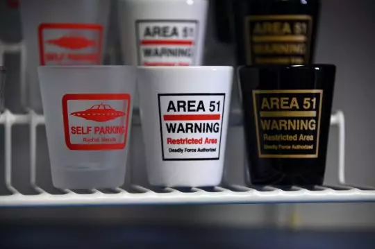 Just a few of the Area 51 themed mugs available