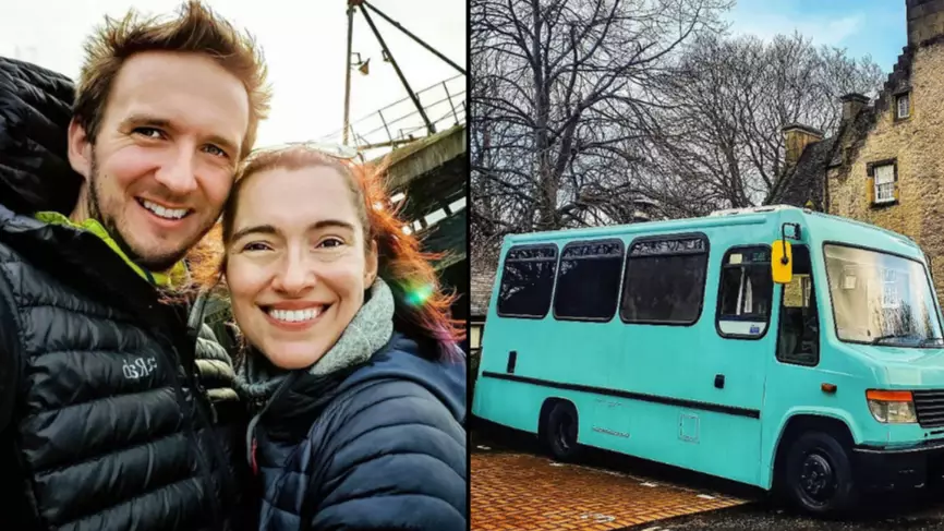Couple Who Moved Into Converted Van To See The World Forced To Give Up Travel