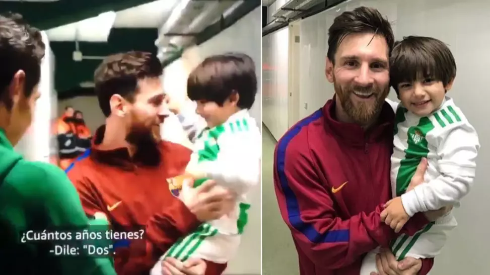 Andres Guardado Carries His Son To Meet Lionel Messi And He's The Nicest Guy Ever