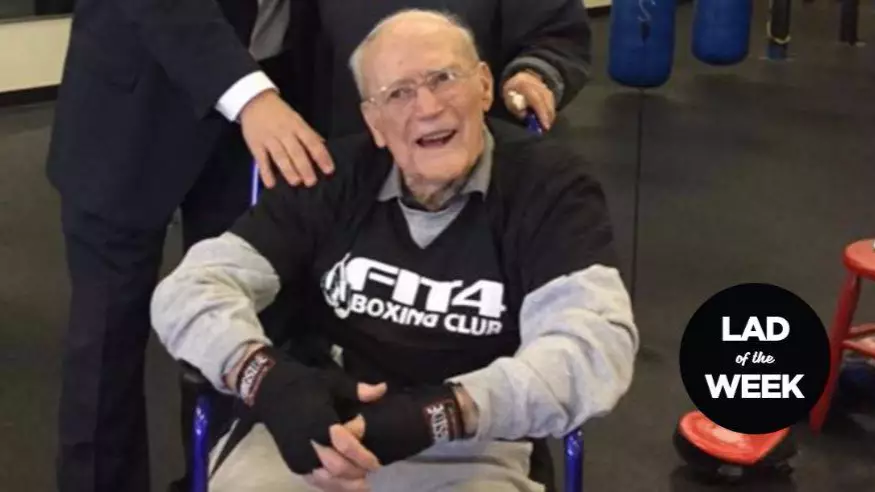 88-Year-Old Lad Is Fighting Off Parkinson's Disease By Boxing