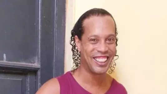 First Picture Of Ronaldinho As A Prisoner In Paraguay