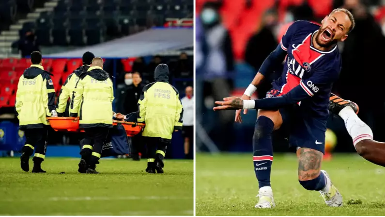 Preliminary Tests Confirm That Neymar Did Not Suffer A Broken Ankle During PSG's Clash With Lyon At The Weekend