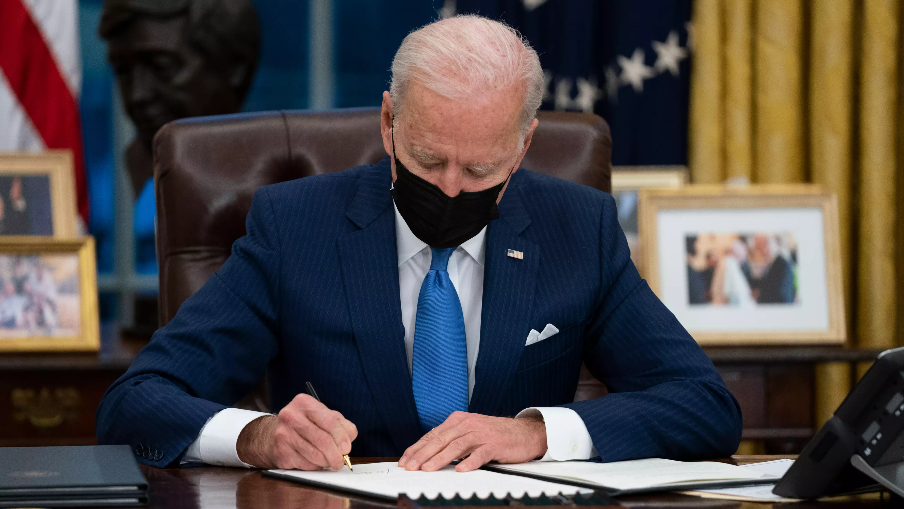 Joe Biden Signs Executive Orders To Reunite Families Separated At US-Mexico Border