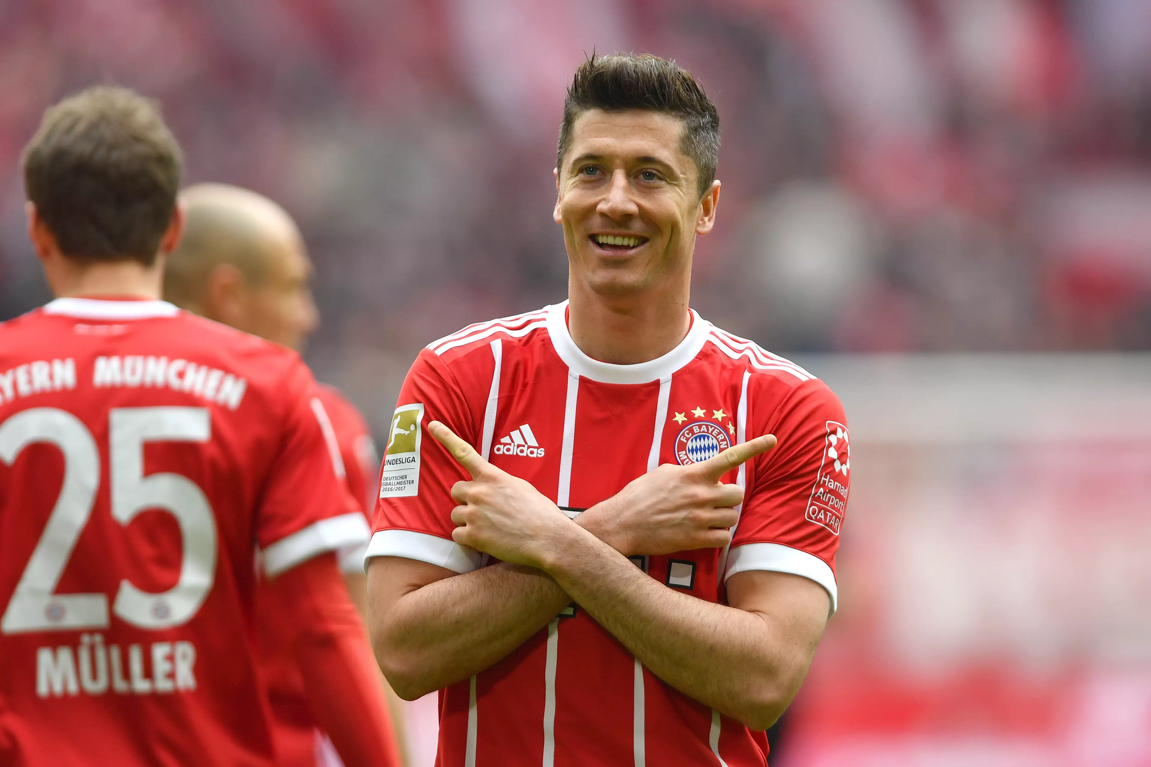 Lewandowski may be the best in the world right now. Image: PA Images