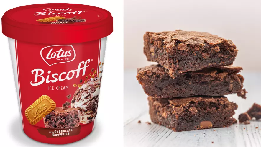B&M Is Selling Lotus Biscoff Chocolate Brownie Ice Cream For A Limited Time Only