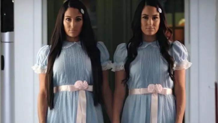 Nikki and Brie Bella Just Absolutely Nailed It As The Twins From ‘The Shining’