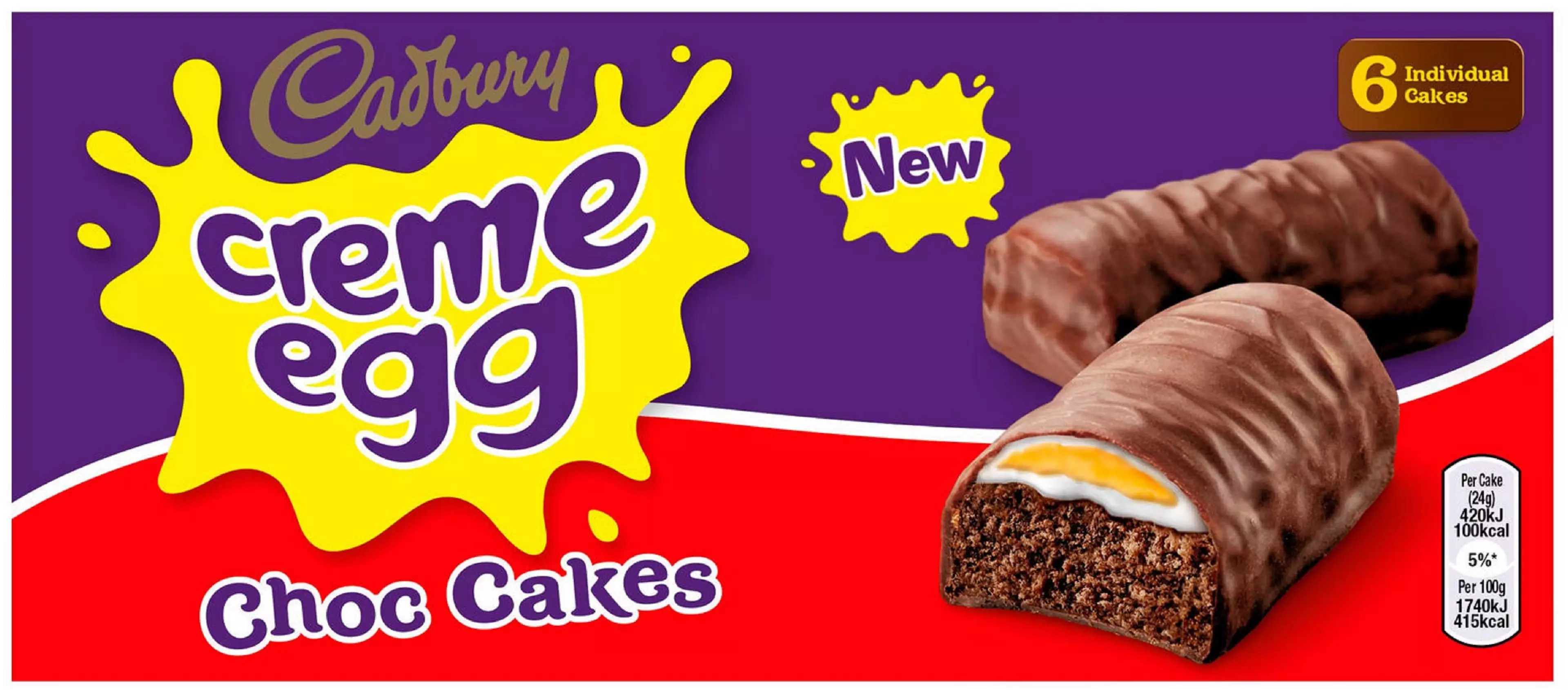 Iceland is also exclusively selling Creme Egg chocolate cake bars (