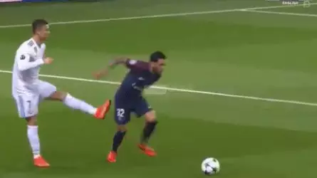 Did Cristiano Ronaldo Kick Out At Dani Alves During PSG Game?