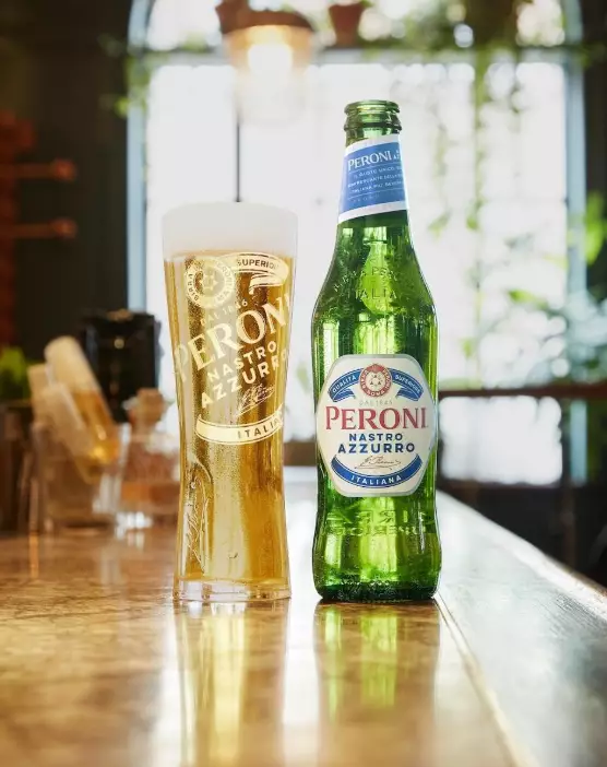 Complete the look this summer with the 'greatest larger in the world', Peroni.