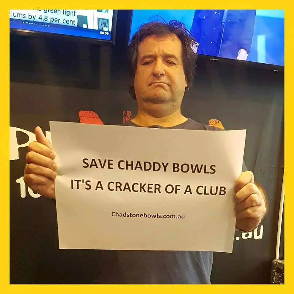 Mick Malloy supporting the cause