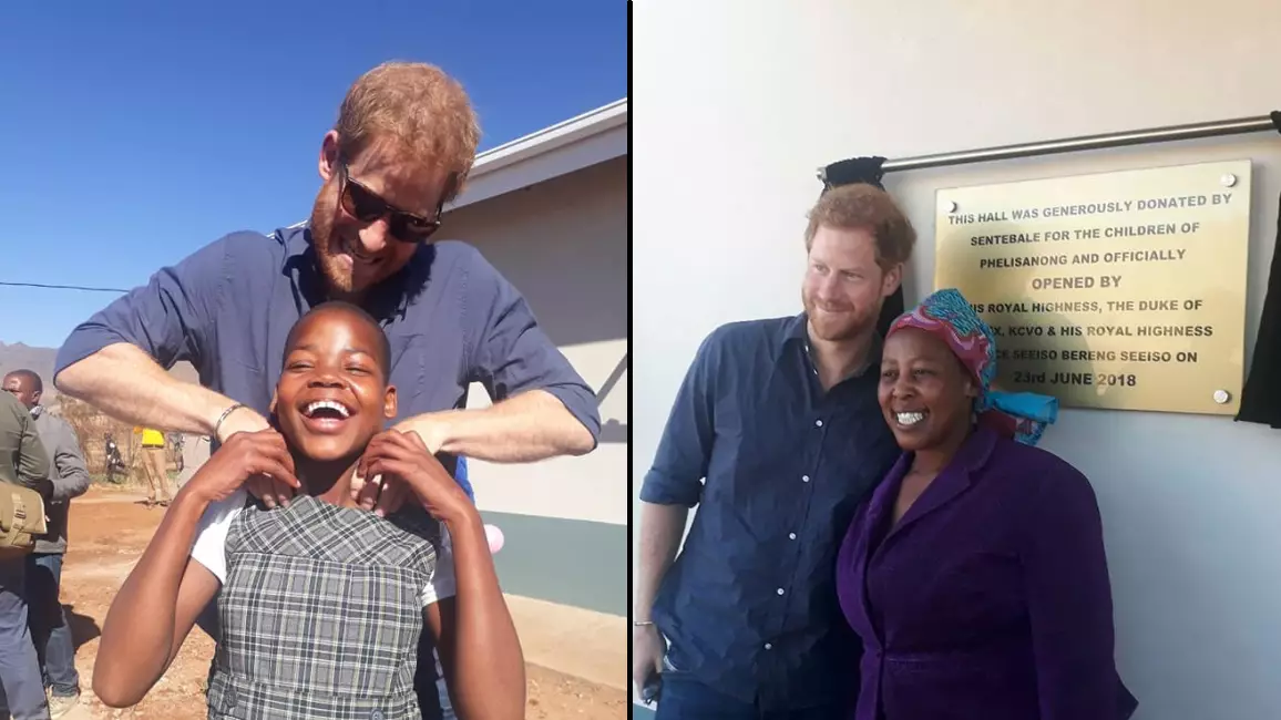 Prince Harry Returns To Lesotho To Open New Children's Centre
