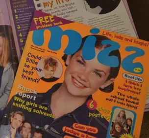 Ruth appeared on the Mizz cover twice 