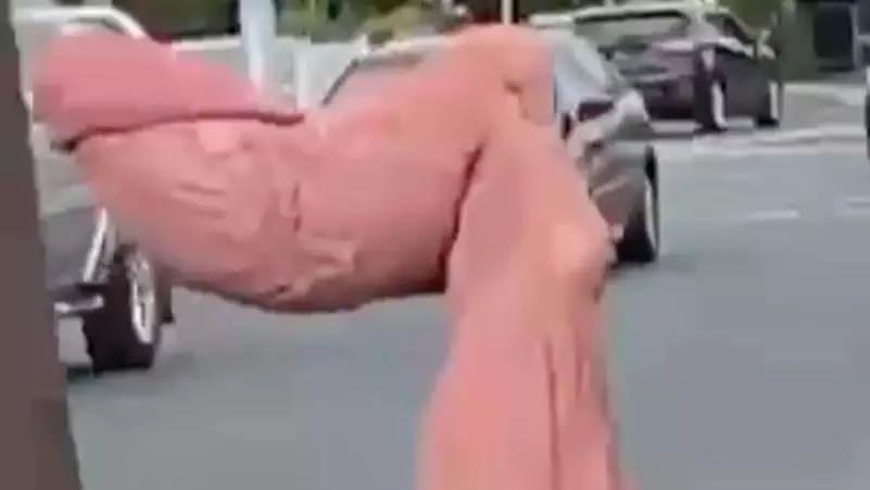 Person In Massive Penis Costume 'Ejaculates' On The Road In Melbourne