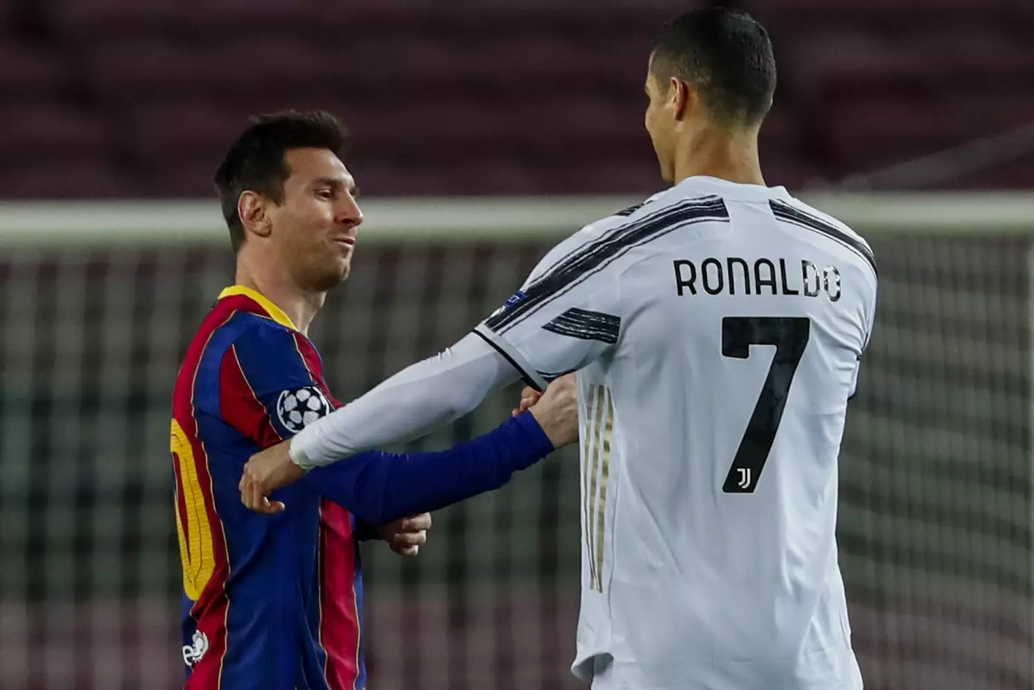 Messi & Ronaldo in the second game, which Ronaldo got to feature in. (Image