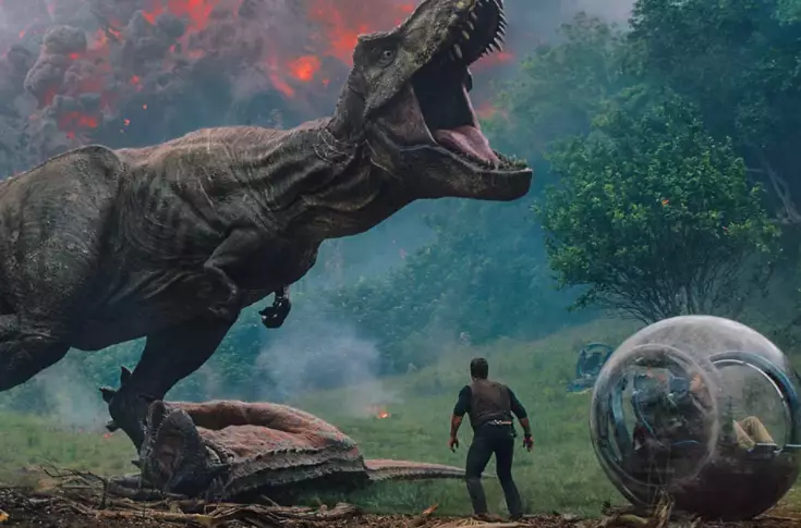 The latest dinosaur flick has finished filming (