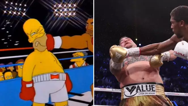 The Internet Thinks The Simpsons Predicted Joshua Vs Ruiz Jr. II