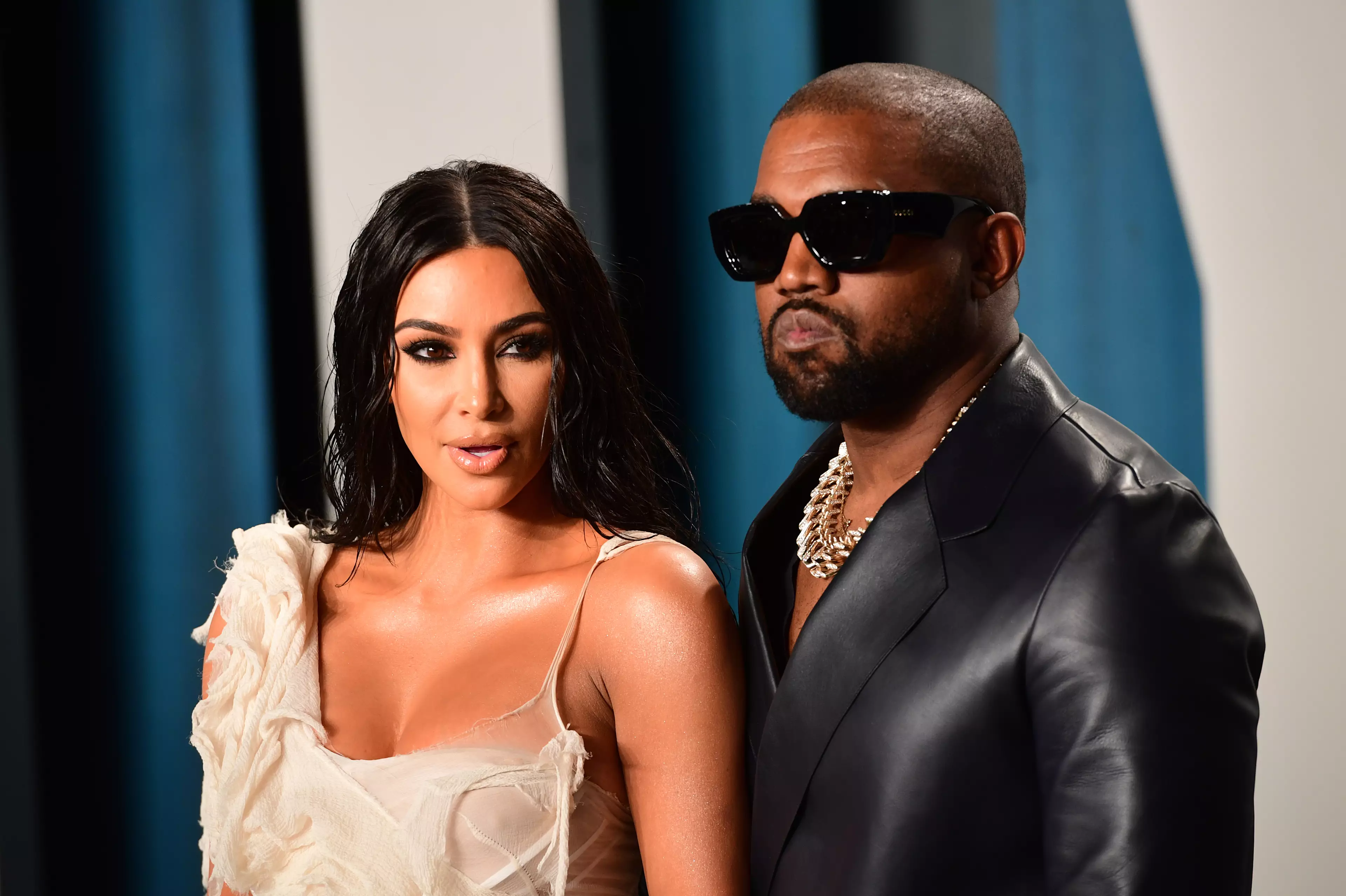 Kanye West and Kim Kardashian filed for divorce earlier this year.