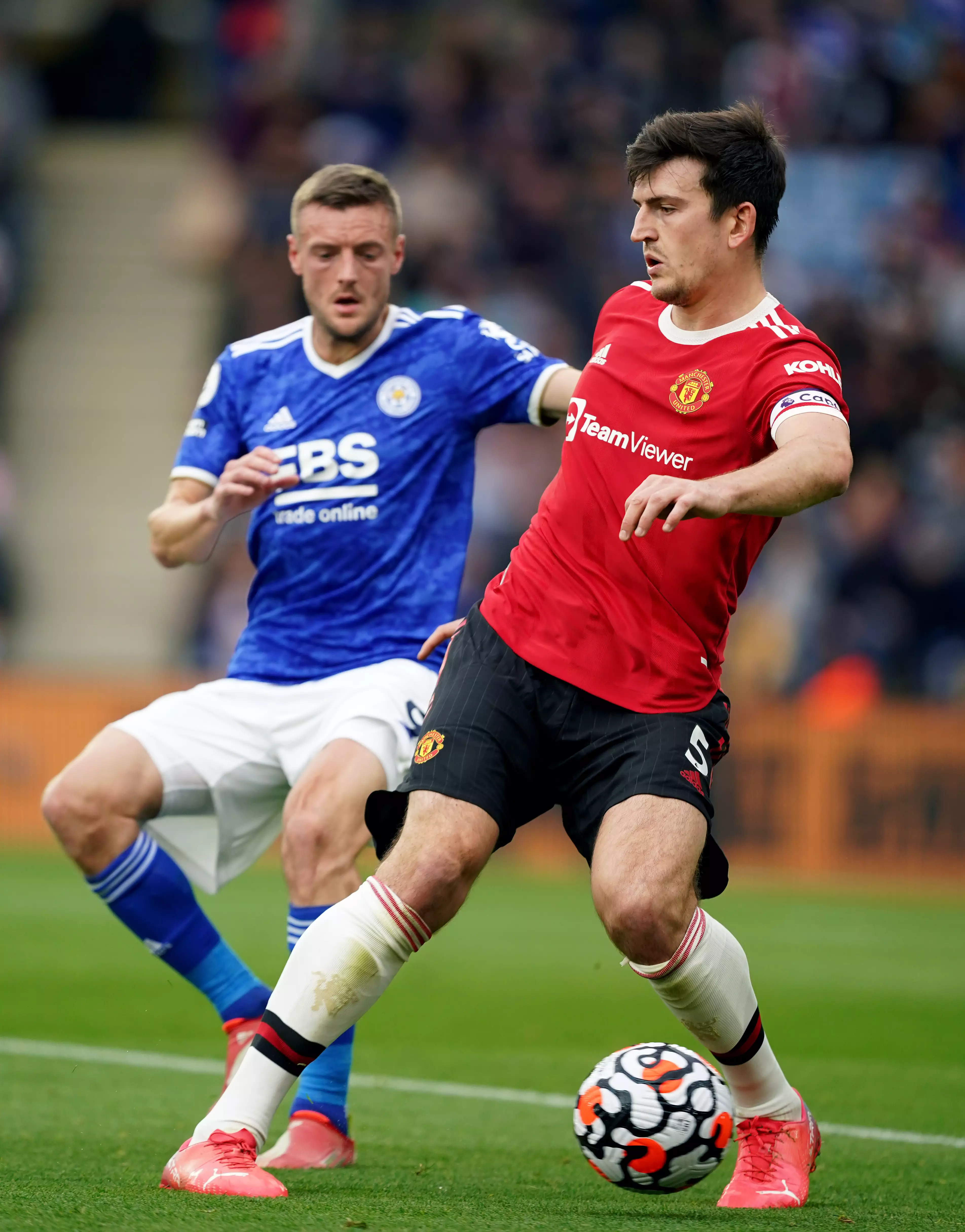 PA: Harry Maguire endured a torrid time in Manchester United's 4-2 defeat to Leicester City.