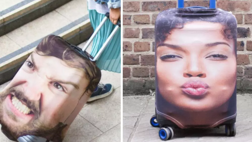 You Can Now Buy A Suitcase With Your Best Mate's Face On