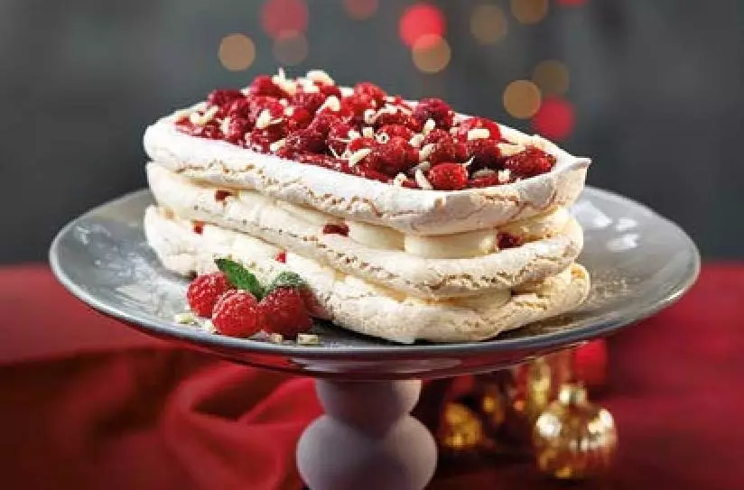 The Pavlova stack looks like a dreamy dessert you can add to your Christmas feast.