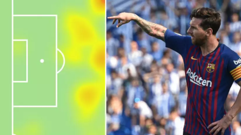 Lionel Messi's Heat Map Vs. Real Sociedad Highlights Problem For Barcelona 