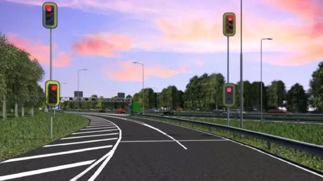 Motorway Installed With What It's Designed To Avoid - Traffic Lights