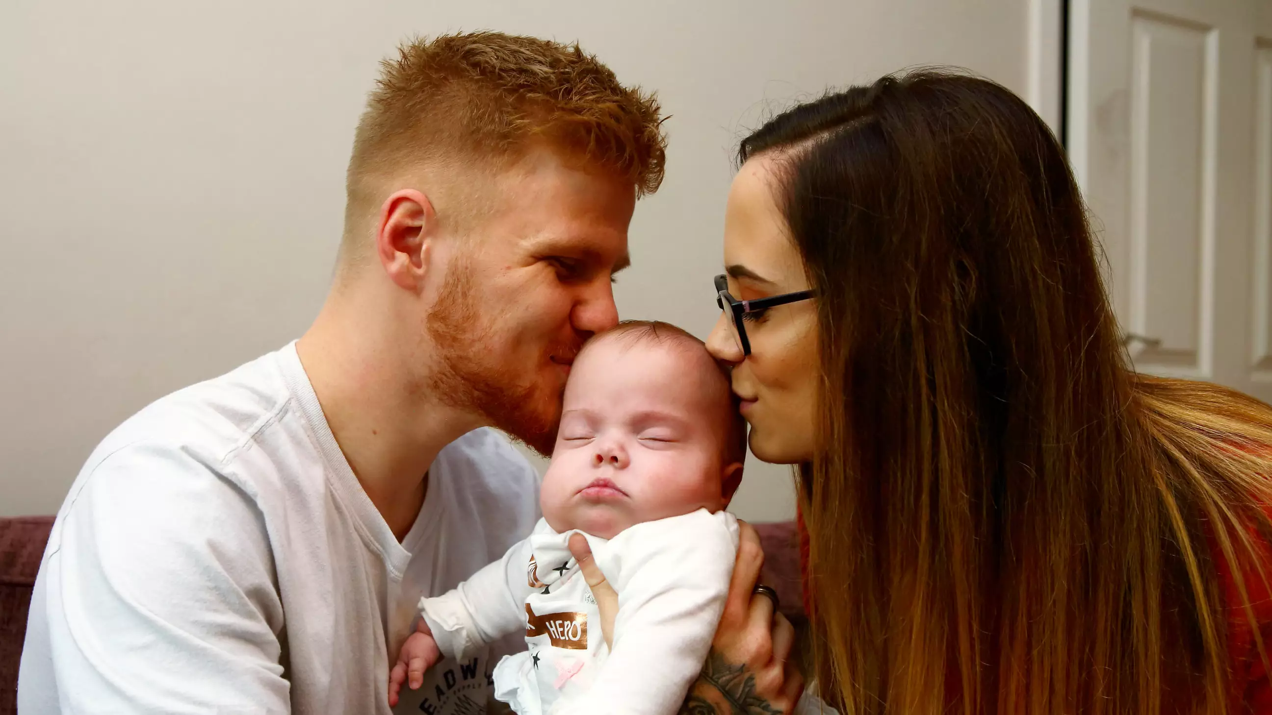 ​Parents Welcome Baby Girl Who Underwent Spinal Surgery In Womb