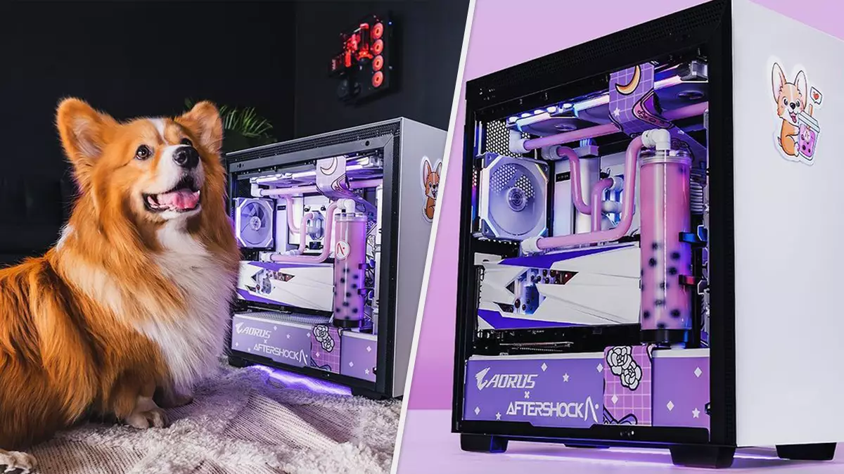 Bubble Tea Themed PC Looks Like A Delicious Disaster Waiting To Happen