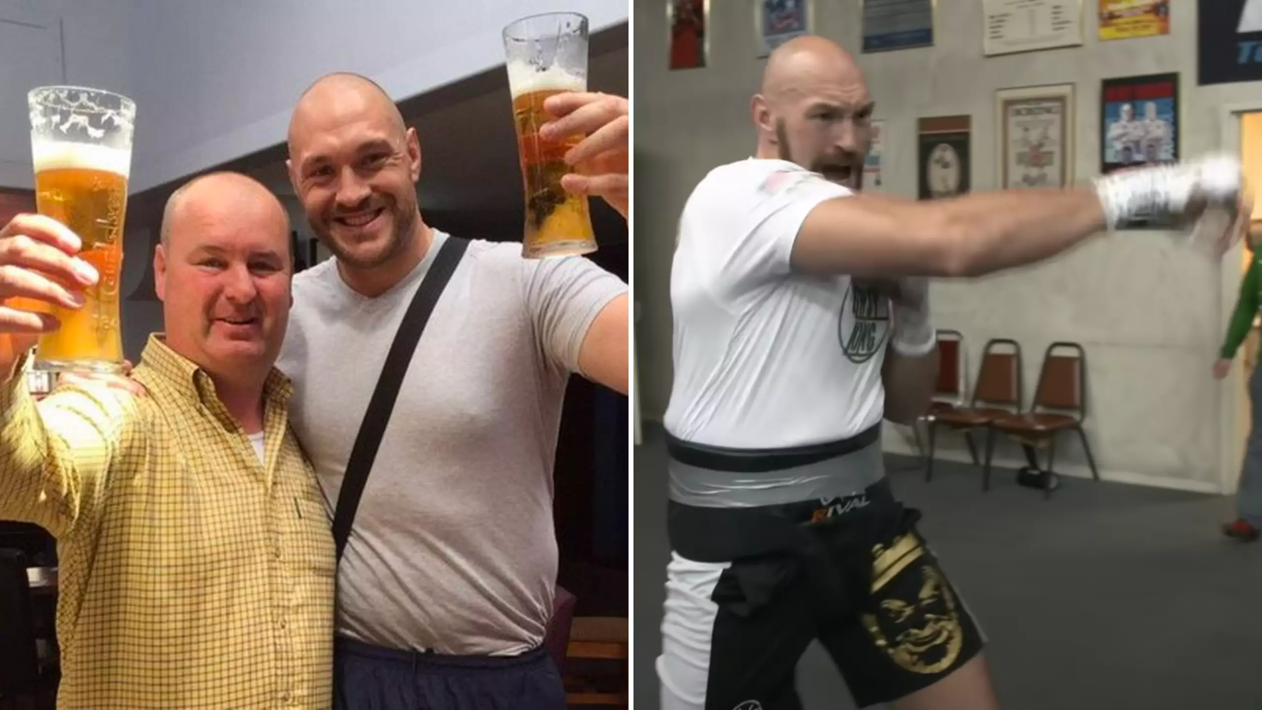 Tyson Fury Claims He 'Battered' Three Top-Ten Heavyweights After Drinking 14 Pints Of Foster's