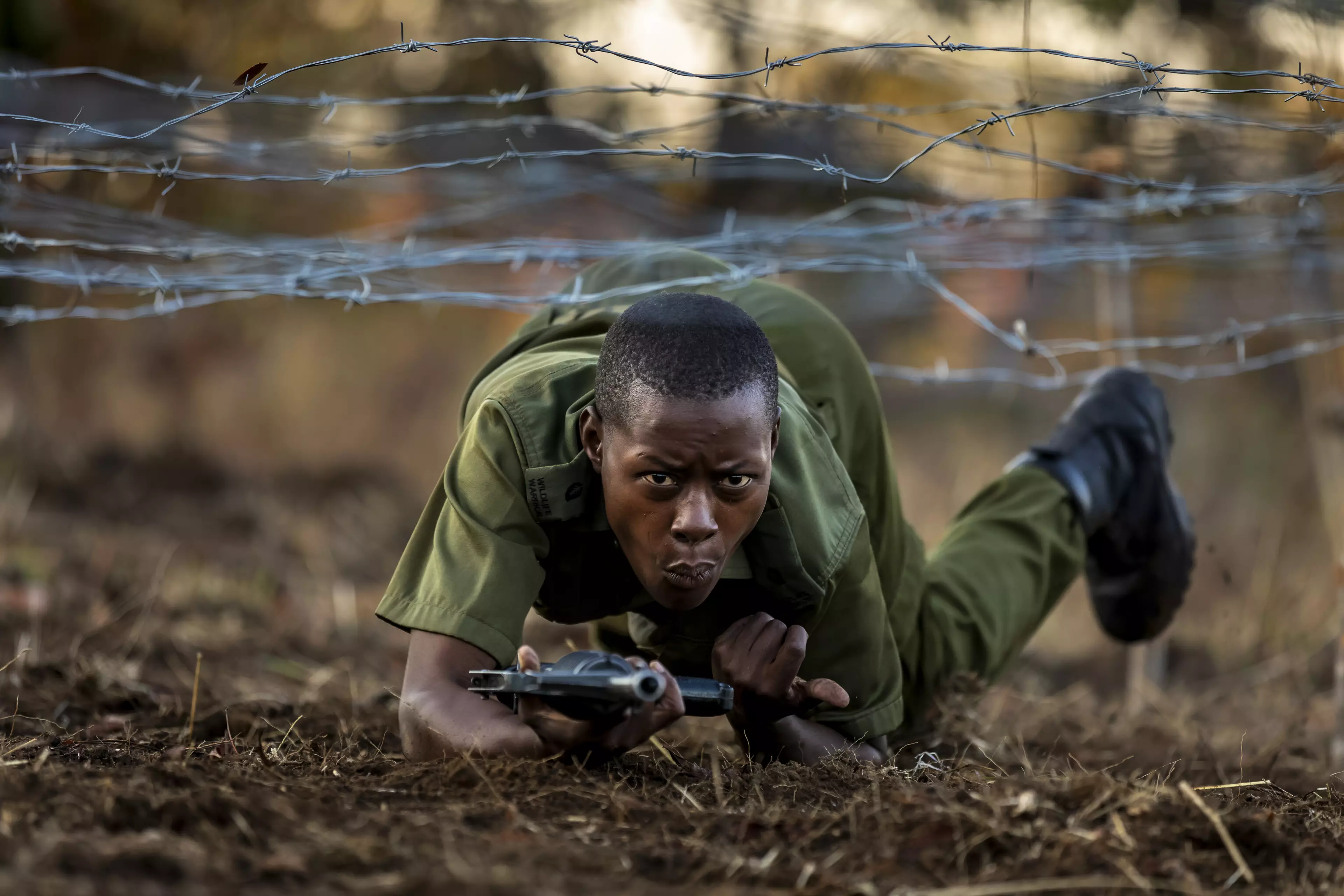 Nyaradzo was part of a team of 16 who protect wildlife in Zimbabwe.