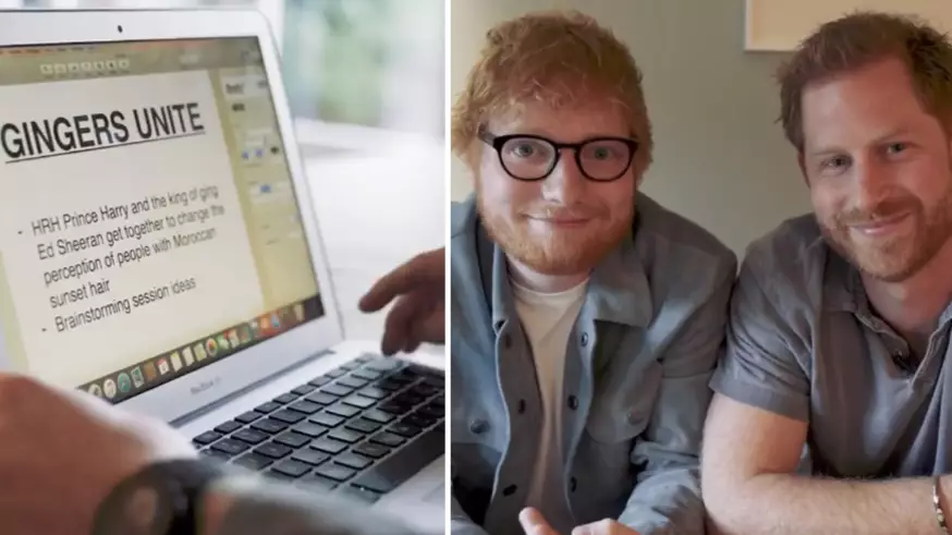 Prince Harry And Ed Sheeran Have Released A Hilarious Video Making Fun Of Their Hair