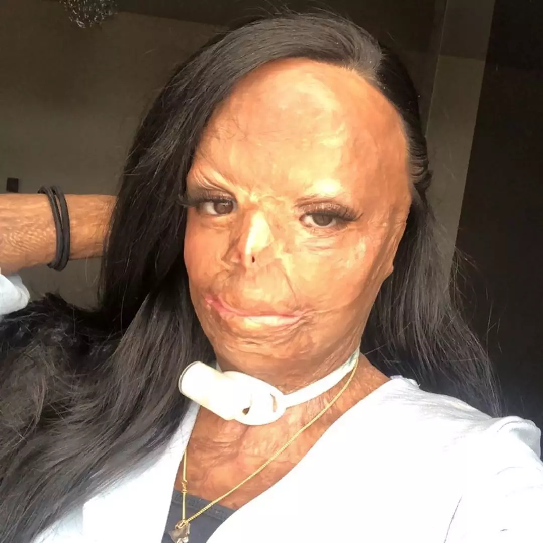 She now has her own TikTok account and shares make-up tutorials.