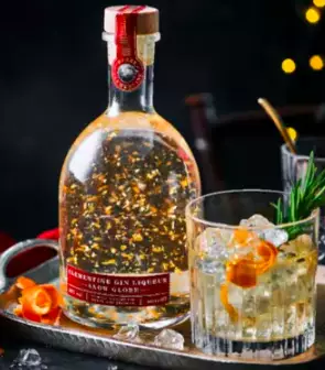 M & S also stock the perfect snowglobe gin to drink at Christmas (