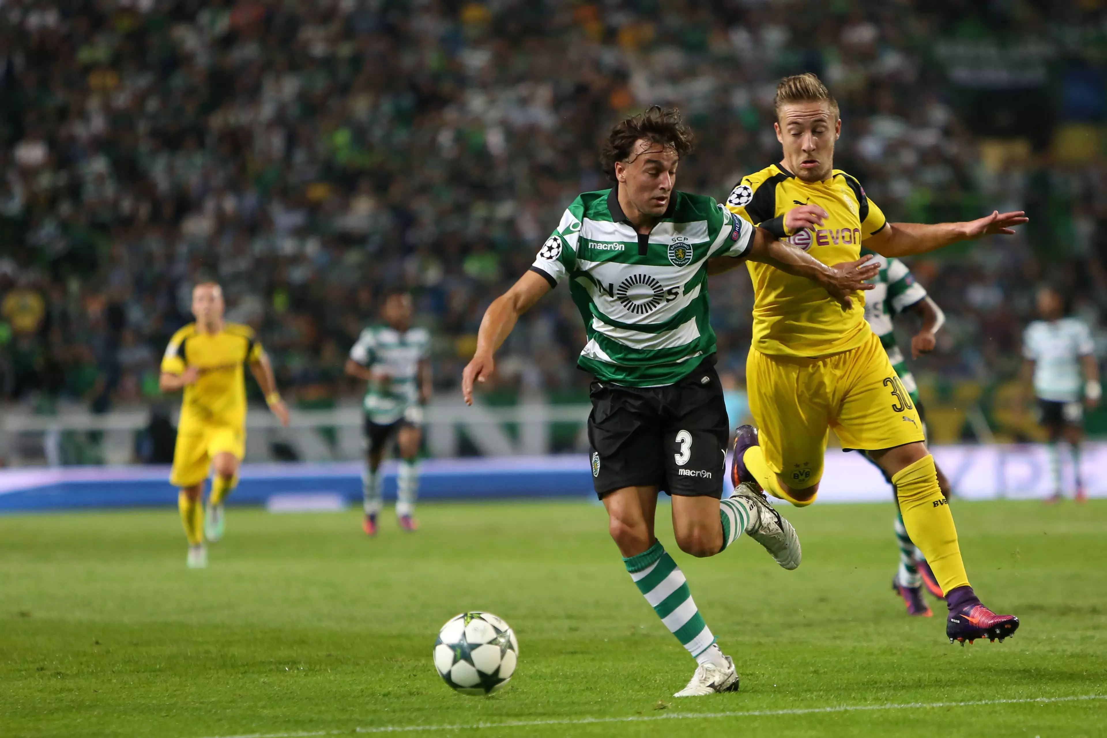 Markovic in action for Sporting Lisbon. Image: PA
