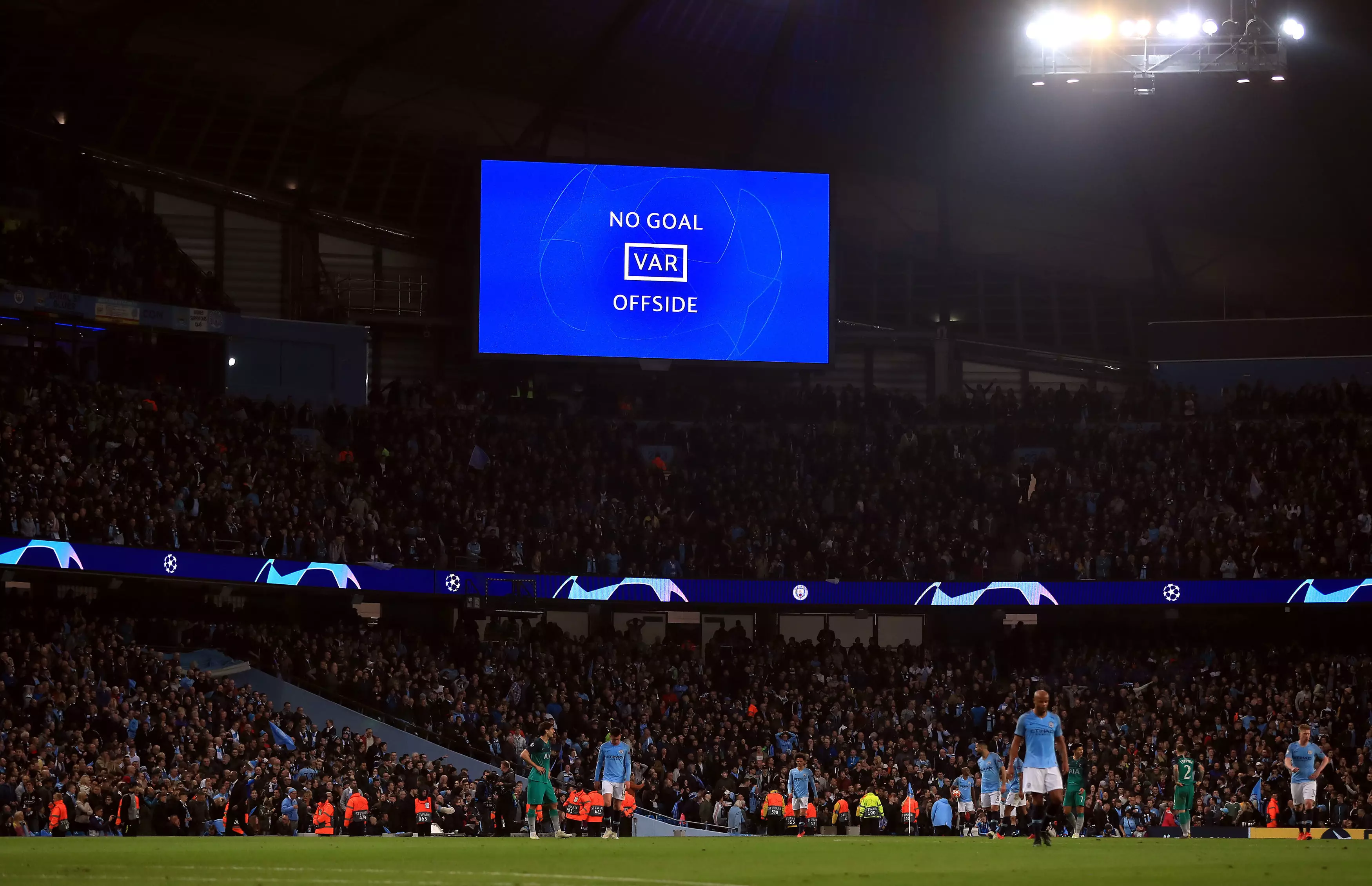 The moment City were denied a place in the Champions League semi final. Image: PA Images