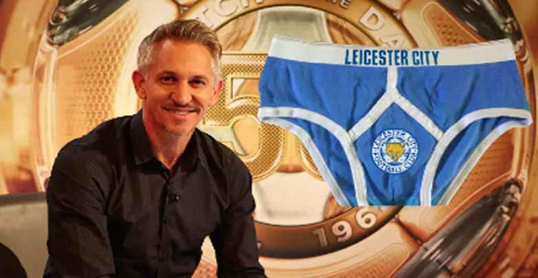 There's A Huge Pair Of Underpants Dedicated To Gary Lineker In Leicester City Centre 