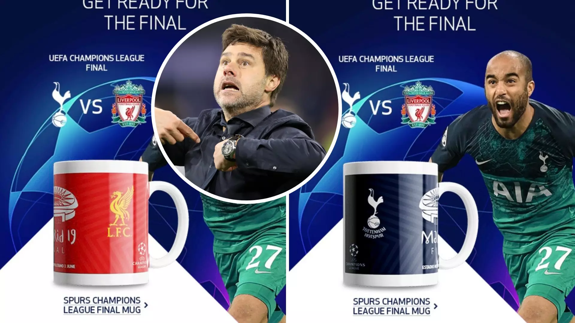 Spurs Are Now Selling Half-And-Half Mugs Ahead Of The Champions League Final